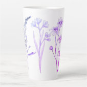 Wildblume Blumenkohl-Tasse: Botanischer Kaffeecup Milchtasse (Vorderseite)