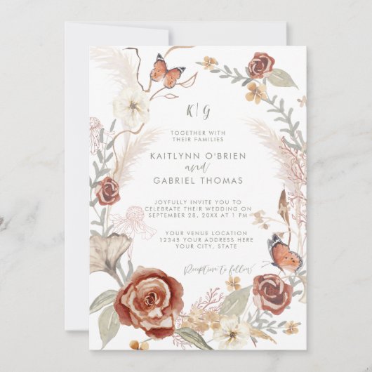 Wildblume Blumenkraut Schmetterlingsgebirge Grüne Einladung (Vorderseite)