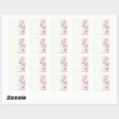 Wildblume Blumenmohn Blume Sketch Stickers (Blatt)