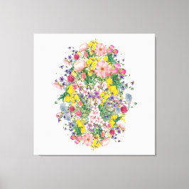 Wildblume Blumenmuseum Botanische Natur Inspiriert Leinwanddruck