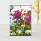 Wildblume-Blumenstrauß Karte (Gelbe Blume)