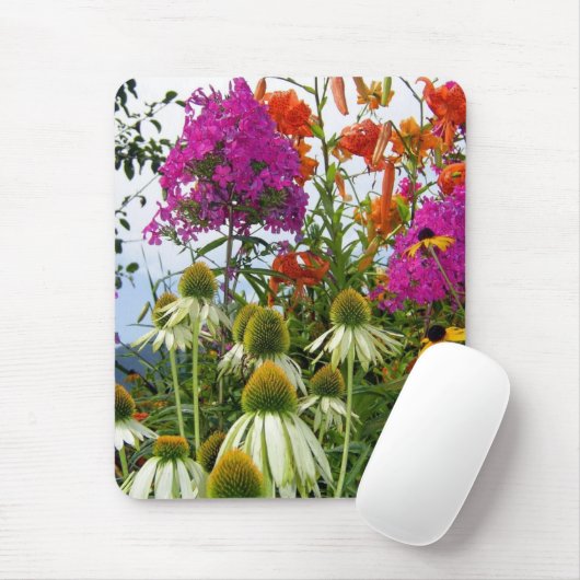 Wildblume-Blumenstrauß Mousepad (Mit Mouse)