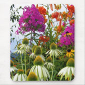 Wildblume-Blumenstrauß Mousepad (Vorne)
