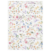 Wildblume Blumenstrauß Tischdecke (Vorderseite)