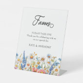 Wildblume Blumenübersicht Sockelschild (Vorderseite)