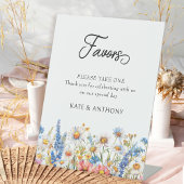 Wildblume Blumenübersicht Sockelschild