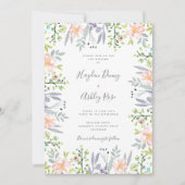 Wildblume Blumenwetterfest Einladung (Vorderseite)