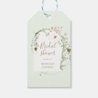Wildblume Blumenwiese Brautparty Geschenkanhänger