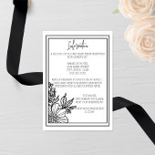 Wildblume-Blumenzargen Begleitkarte