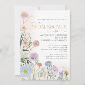 Wildblume Blush Blumenbeere Wasserwelt Sass Café - Einladung (Vorderseite)