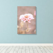 Wildblume Blush Pink Montana Leinwanddruck (Insitu (Holzboden))