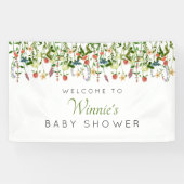 Wildblume Boho Baby Showbanner Banner (Horizontal)