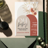 Wildblume Boho Baby Shower Invite - Gender Neutra Einladung