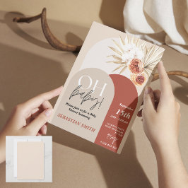 Wildblume Boho Baby Shower Invite - Gender Neutra Einladung