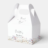 Wildblume Boho Babydusche Geschenkschachtel (Vorderseite)