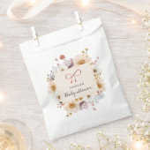 Wildblume Boho Babydusche Geschenktütchen (Ausgeschnitten)