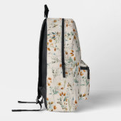 Wildblume boho bedruckter rucksack (Links)
