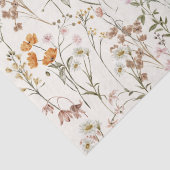 Wildblume Boho Bloom Garden Boho Seidenpapier (Detail)