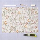 Wildblume Boho Bloom Garden Boho Seidenpapier (Handwerk)