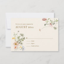 Wildblume Boho | Botanischer Reaktionsausweis