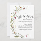 Wildblume Boho Brautparty Einladung (Vorderseite)