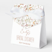 Wildblume Boho Brautparty im Blumengarten Geschenkschachtel (Vorderseite)