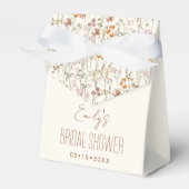 Wildblume Boho Brautparty im Blumengarten Geschenkschachtel (Vorderseite)