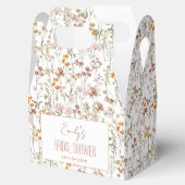 Wildblume Boho Brautparty im Blumengarten Geschenkschachtel (Geöffnet)