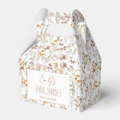 Wildblume Boho Brautparty im Blumengarten Geschenkschachtel (Vorderseite)
