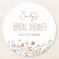 Wildblume Boho Brautparty im Blumengarten