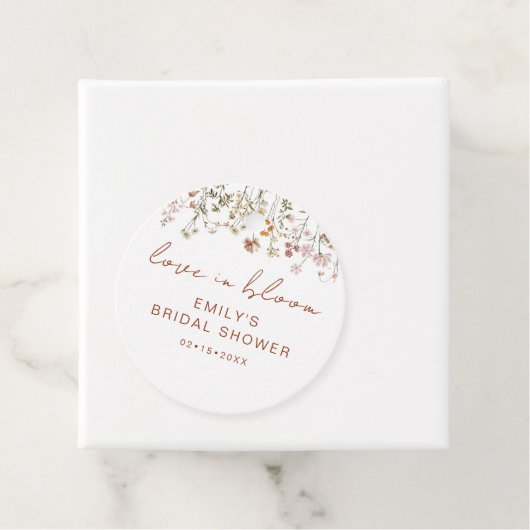 Wildblume Boho Brautparty Liebe im Blumengarten Geschenkanhänger (Beispiel)