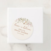 Wildblume Boho Brautparty Liebe im Blumengarten Geschenkanhänger (Beispiel)