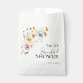 Wildblume Boho Brautparty Vielen Dank Geschenktütchen (Vorderseite)