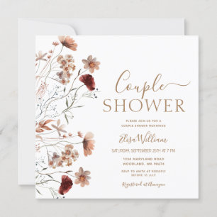 Wildblume Boho Bridal Dusche Einladung