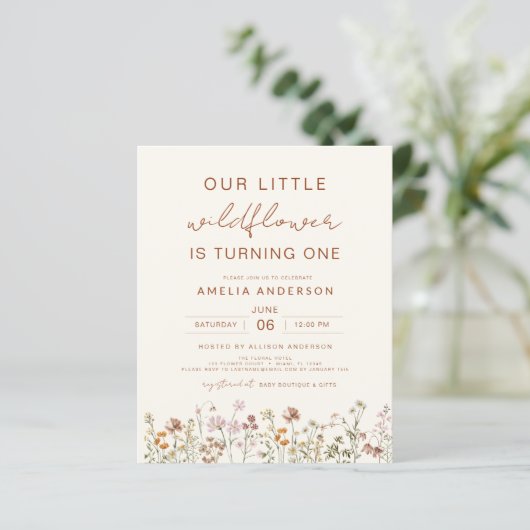 Wildblume Boho Chic (Stehend Vorderseite)