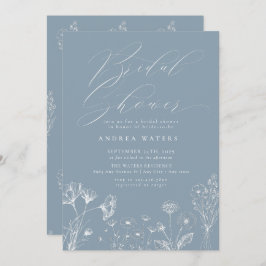 Wildblume Boho Chic Brautparty Einladung