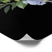 Wildblume Boho Chic Floral Welcome Brautparty Poster (Ecke)