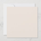 Wildblume Boho Einladung zur Hochzeit (Rückseite)