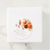 Wildblume Boho Fall Floral Custom Baby Dusche Geschenkanhänger (Beispiel)