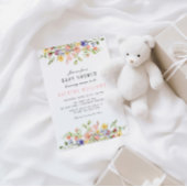 Wildblume Boho Field Gender Neutral Baby Shower Einladung