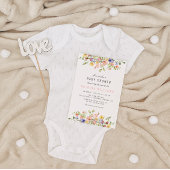 Wildblume Boho Field Gender Neutral Baby Shower Einladung