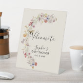 Wildblume Boho Garden Baby in Bloom Willkommen Sockelschild (In SItu)