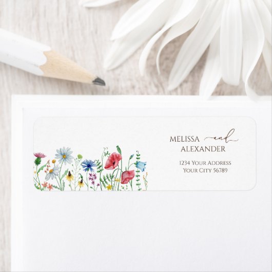 Wildblume Boho Garden Rücksendeadresse (Insitu)