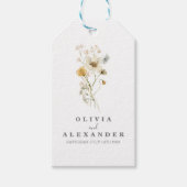 Wildblume Boho Geschenkanhänger (Vorderseite)