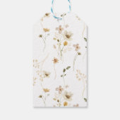 Wildblume Boho Geschenkanhänger (Rückseite)