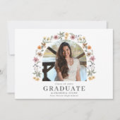 Wildblume Boho Girl High School Abschluss (Vorderseite)