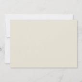 Wildblume Boho Hochzeit im Herbst Foto Save the Da Date (Rückseite)