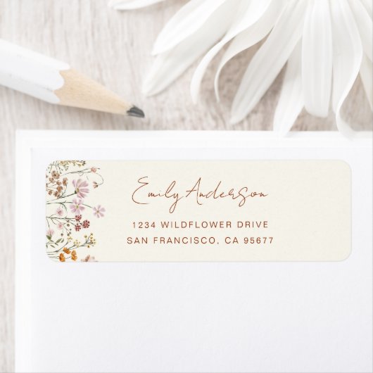 Wildblume Boho in Bloom Garden Rücksendeadresse (Insitu)