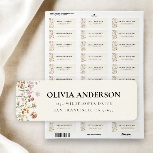 Wildblume Boho in Bloom Garden Rücksendeadresse