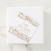 Wildblume Boho Kinderdusche Wasserfarbe im Blut Geschenkanhänger (Beispiel)